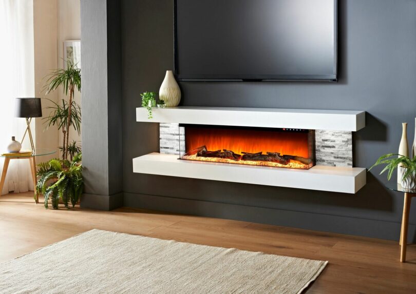 4 Inspirational Electric Fireplace, Wall Mounted Electric Fireplace Design Ideas